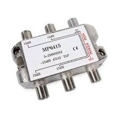 Derivador 4 Salidas Conector F 15dB de Engel