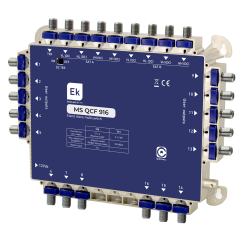 Multiswitch Estrella/Final de Cascada 9Ex16S Sat/Terr 21dB QuiCoax F de EK