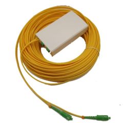 PAU FO 2 Salidas SC/APC + Cable de 2 FO Preconectorizado en 2 Extremos 20m LSZH de Gtlan