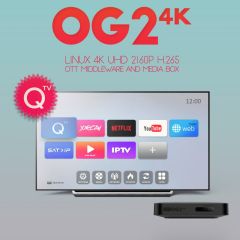 Receptor Satélite IPTV Qviart Multimedia OG2 4K