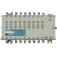 Amplificador Línea Telealimentado 8 FI + terrestre, 22dB 114 dBµV