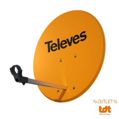 Satellite Dish ISD 830 Orange Aluminum OUTLET by Televes