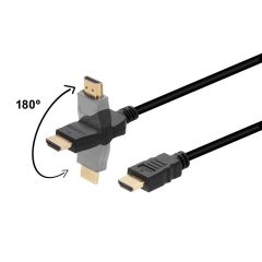 Rotatable HDMI Cable at One End 2m WIR820