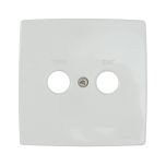 White Faceplate Televes 5440 TV/R-SAT