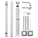 3.5 meter mast removable in sections