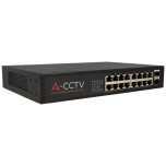 18P 250W Switch: 16 POE Ports and 2 Uplink Ports 