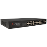 26P 250W Switch: 24 POE Ports and 2 Uplink Ports 