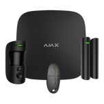 Kit de alarma profesional AJAX con Wi-Fi / 3G Dual SIM / Ethernet Negro AJ-STARTERKIT-CAM-B