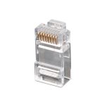 Conector RJ45 UTP Cat6 Macho Tipo Easy con Pasante de Nimo