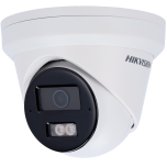 Cámara Turret IP 8Mpx Fija 2.8mm IR 30m MicroSD Acusense de Hikvision