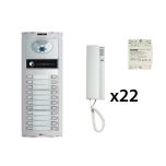 Kit Duox Connect para 22 Viviendas con Teléfonos de Fermax