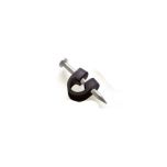 Closed coaxial staple 7mm Black (100u)