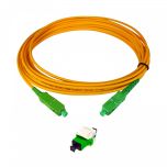 Kit de Latiguillo SC/APC, Keystone y Adaptador de Fibra Óptica de Televes