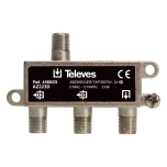 Derivador de 2 Salidas CATV Conector F 23dB de Televes