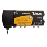 CATV Line Amplifier 1 Input/1 Output 20dB/25dB Microkom by Televes