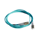 Multimode Fiber Optic Patch Cord OM3 3mm Duplex LC/PC LSFH 2m