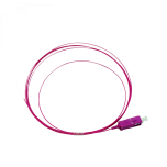 Multimode Fiber Optic Pigtail OM4 0.9mm Simplex SC/PC LSFH 2m