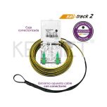 PAU FO 2 SC/APC Outputs + 2 FO Cable Preconnected at 2 Ends 40m DCA LSZH with Keynet Pull Protector
​