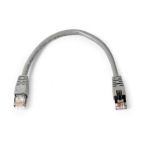 FTP CAT6A RJ45 Patch Cord Copper LSZH Gray 0.25m