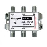 Derivador Engel axil, derivador 4 Salidas, derivador MP6410, derivador tdt, derivador 10db, derivador sat y terrestre, derivador 5-2400mhz, derivador conector f, derivador paso corriente