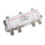 Repartidor de 6 Salidas TDT y SAT con Conector F 11.5 dB de Engel