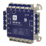 Star/Cascade End Multiswitch 5Ex8S Sat/Terr 15dB by EK