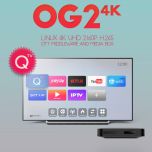 Receptor Satélite IPTV Qviart Multimedia OG2 4K