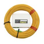 PAU FO 2 Salidas SC/APC + Cable de 2 FO Preconectorizado en 1 Extremo 30m LSZH de Televes