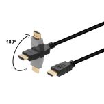 Cable HDMI Rotativo en un Extremo 2m WIR820