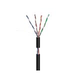 Cable UTP CAT5E Exterior Negro CCA CPR FCA en Bobina de 1000m de Nimo