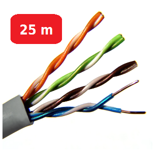 Cable UTP categoría 5E gris