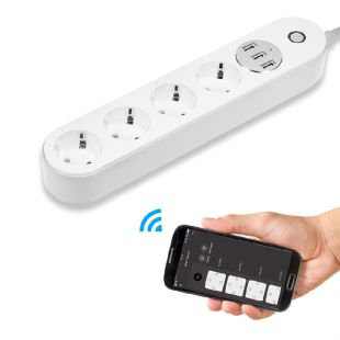 Smart WIFI plug 4X1 + 3USB Daxis EL0052