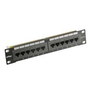 Panel de 10" y 12 puertos RJ45 categoría 6 31GT12PU6