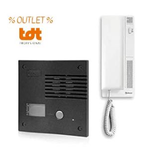 Anti-vandal electronic intercom kit 1L 4+n OUTLET