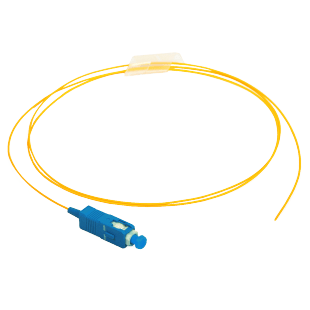 Singlemode Fiber Optic Pigtail 0.9mm Simplex SC/PC 2.5m