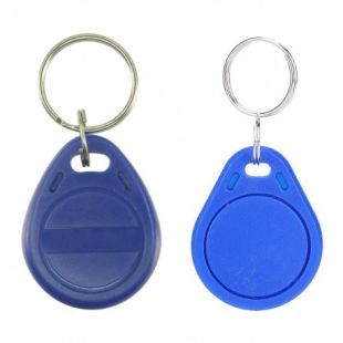 Llavero de Proximidad RFID-EM 125KHz Regrabable Azul de OEM