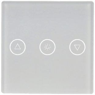 Panel de Interruptor de Persiana Blanco de A-SMARTHOME