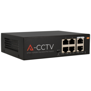 6P 65W Switch: 4 POE Ports and 2 Uplink Ports 250m