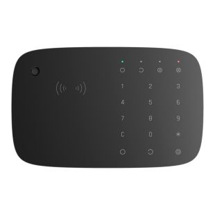 Teclado Inalámbrico con Lector RFID y Sirena Grado 2 Negro de Ajax