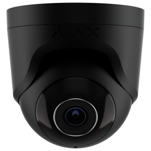 Ajax 8Mpx Fixed 4mm IR 35m MicroSD AI IP Turret Camera Black