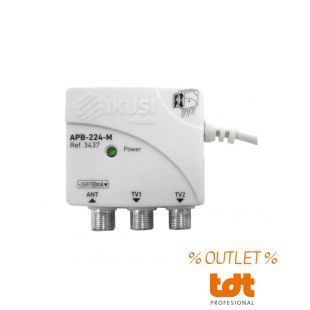 OUTLET: Fuente de alimentación micro 24VDc 100mA con 2 salidas