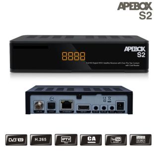 APEBOX S2 Full HD H.265 HEVC IPTV Satellite Receiver