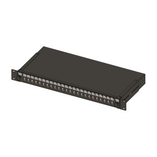 FO Tray 19" 1U Rack Tray 24 Ports Empty Depth 300mm