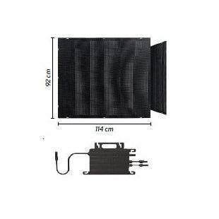 Kit Solar para Balcón con 2 Placas Flexibles 400W de Engel