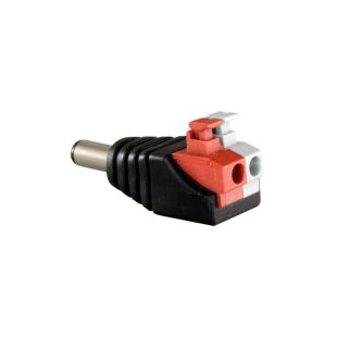 Conector DC hembra de fácil conexionado (Rojo)