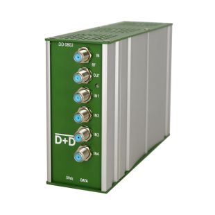 Transmodulator 4 inputs 8 RF output channels (4+4 adjacent) from D+D electronics