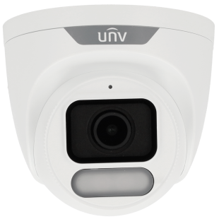 Uniview Turret IP 4Mpx Fixed 2.8mm White Light 30m ColorHunter IP Camera