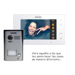 WAY 2-wire video intercom kit with 7" monitor 1401 Fermax