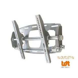 Soporte de TV 23"-37" hasta 15Kg, inclinable de color Plata H101L