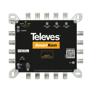 Amplificador de Interior Inteligente SmartKom de Televes